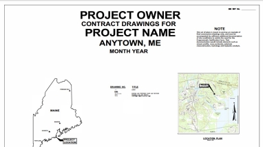 Sample construction plan set