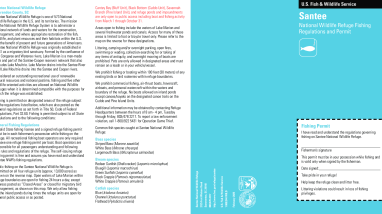 Santee NWR Fishing Brochure