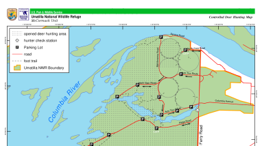 2026 Umatilla McCormack Deer Hunting Map