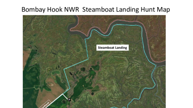 Bombay Hook Steamboat Landing Hunt map