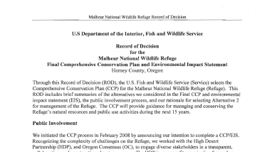MNWR_CAA_Record of Decision