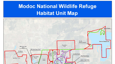 Modoc NWR Habitat Unit Map