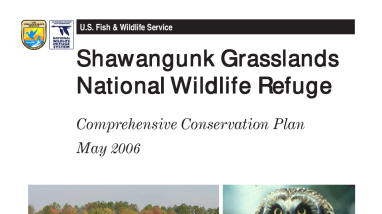 Shawangunk Grasslands National Wildlife Refuge Comprehensive Conservation Plan