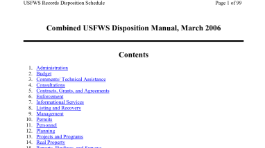 RIM Disposition Manual