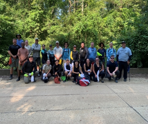 Freshwater mussel workshop group photo