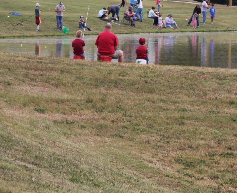 Family Fishing at Mammoth Spring National Fish Hatchery