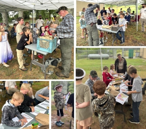 Children Learning about Bats