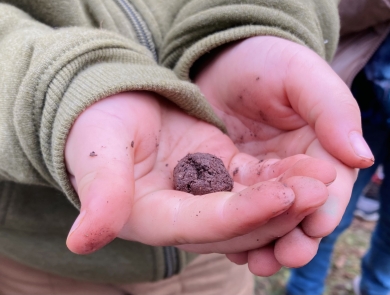 Planting seedballs at the Midwest Fisheries Center in Wisconsin