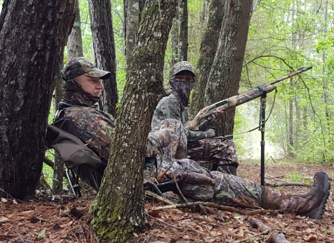 Turkey hunting at Savannah NWR