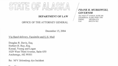 II.C.1 Department of the Law Office of the Attorney General - Letter