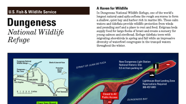 Dungeness NWR Trail Map