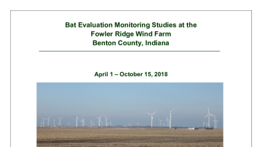 Fowler Ridge Wind Farm PCM Report 2018