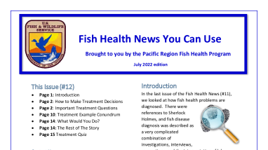 Fish Health News You Can Use (July 2022 Edition)