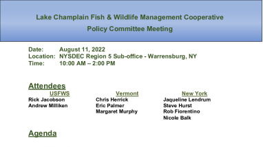 LCFWCO - LCFWMC Policy Committee Agenda 2022