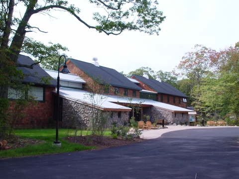 Full length photo of Kettle Pond Visitor Center and the RI USFWS Headquarters.