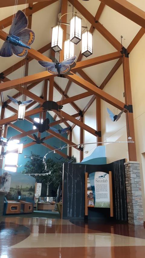 Indoor Entrance to Necedah's Visitor Center