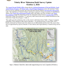Trinity River Mainstem Redd Survey Update - October 2, 2026