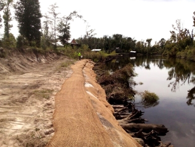 Streambank restoration