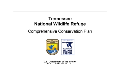 An image of the cover for the comprehensive conservation plan.