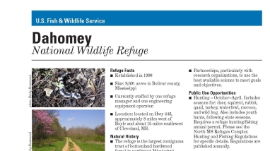 An image of the refuge fact sheet.