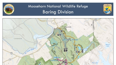 Map Showing Moosehorn National Wildlife Refuge
