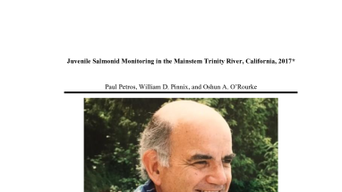 Juvenile Salmonid Monitoring in the Mainstem Trinity River, California, 2017