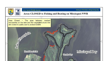 Area closed to boating