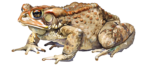 Illustration of a toad