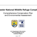 An image of the cover for the comprehensive conservation plan.