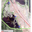 Modoc NWR's ADA Hunt Blind Locations Map