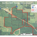 Red River NWR Spanish Lake Hunt Map