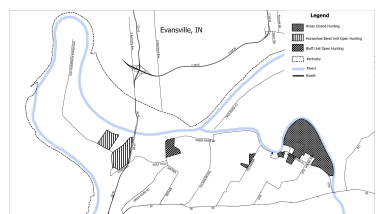 Map of Green River NWR as of December 2024