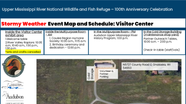 Upper Mississippi River Refuge 100 Anniversary Stormy Weather Event Maps