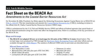 Fact Sheet on the BEACH Act