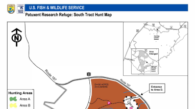 Patuxent South Tract Hunting Map