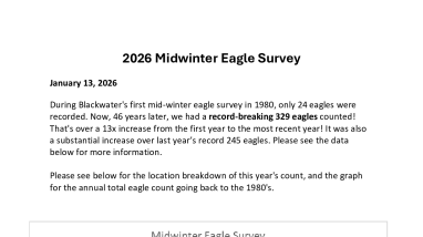 2026 Midwinter Eagle Survey