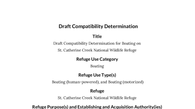 St Catherine Creek Draft Boating CD