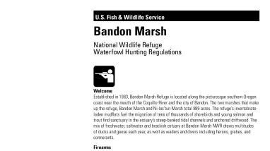 Hunt Brochure Bandon Marsh NWR