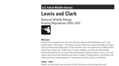 2026_27 Lewis & Clark Waterfowl Hunting
