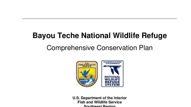 Bayou Teche NWR Comprehensive Conservation Plan