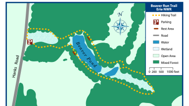 ENWR Beaver Run Trail Map