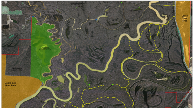 Levee Loop Area Aerial Map 