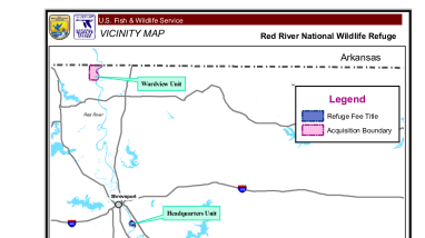 Red River NWR Vicinity Map
