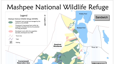 Mashpee National Wildlife Refuge Map