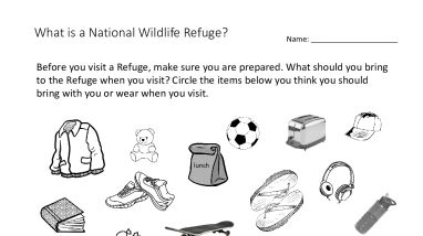 What Is A Refuge Worksheet - What To Take 