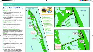 Tearsheet Map Pea Island National Wildlife Refuge