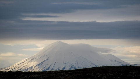 Mount Peulik in the Becharof National Wildlife Refuge 