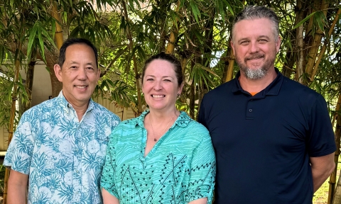 Kurt Matsumoto, Rachel Sprague, and Jonathan Sprague