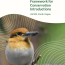 Report front page features small text, logos, and image of bird