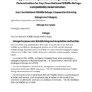 Key Cave NWR - Coop Farming Compatibility Determination